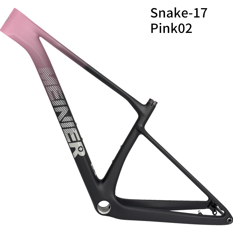 Snake 29er Hardtail Mountain Bike Frame Thru Axle Frame Disc Brake Routing Internal Max 29erx2.4 Tire Carbon MTB Frame
