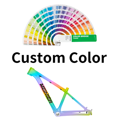 26 Inch T1000 Carbon Fiber MTB Hardtail Frame with Straight Tube Rigid Fork Disc Frameset 135x9mm Hub Lightweight Durable