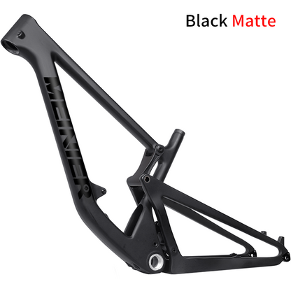 Lightweight 29er full suspension frame mtb Customizable Colors Soft Tail MTB Frame Carbon Fiber Mountain Bike Frame Boost 148x12mm UDH