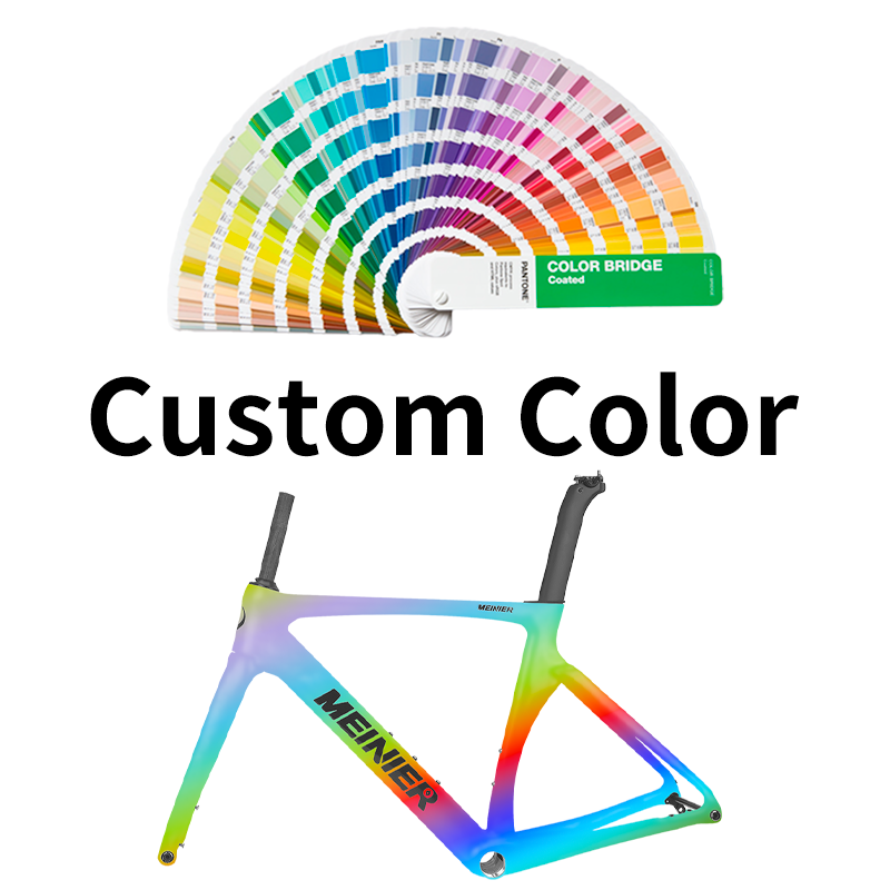 Carbon Road Bike Frame Internal Cable Routing T47 Max 32C Tire Lightweight Carbon Disc Road Bike Frame