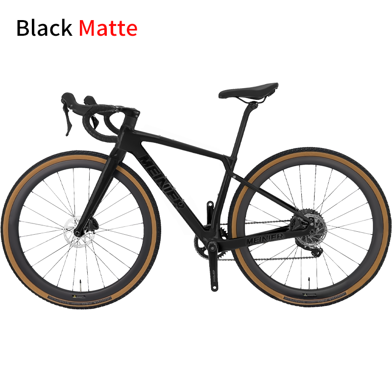 2x11Speed Gravel Road Bike with Carbon Fiber 12°Drop Handlebar Carbon Gravel Bike Internal Cable Routing