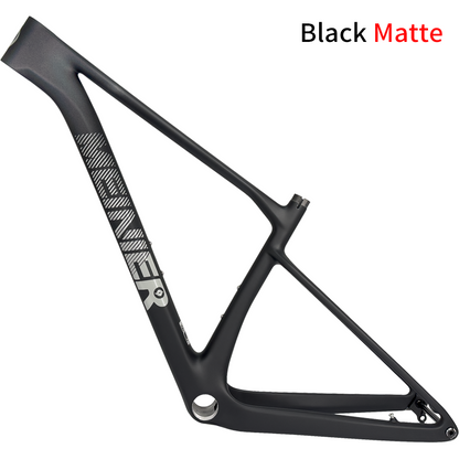 Snake 29er Hardtail Mountain Bike Frame Thru Axle Frame Disc Brake Routing Internal Max 29erx2.4 Tire Carbon MTB Frame