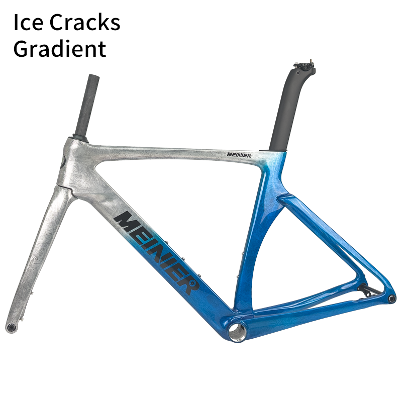 Carbon Road Bike Frame Internal Cable Routing T47 Max 32C Tire Lightweight Carbon Disc Road Bike Frame