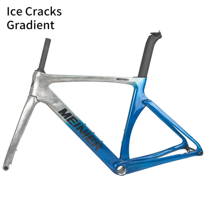 Carbon Road Bike Frame Internal Cable Routing T47 Max 32C Tire Lightweight Carbon Disc Road Bike Frame