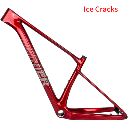 Snake 29er Hardtail Mountain Bike Frame Thru Axle Frame Disc Brake Routing Internal Max 29erx2.4 Tire Carbon MTB Frame