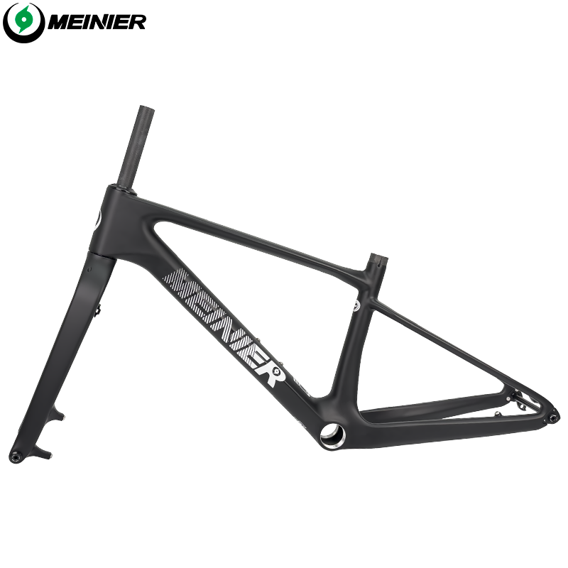 24inch Carbon Fiber MTB Hardtail Frameset with Carbon Rigid Fork Full Internal Routing T47 Bottom Bracket