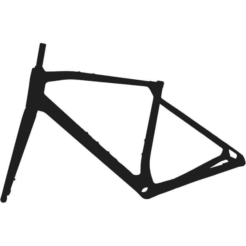 T1000 Carbon Gravel Frame 700C*47C T47 Flat Mount Disc Brake Gravel Bicycle Frameset Road Bike Frame Cyclocross Bike