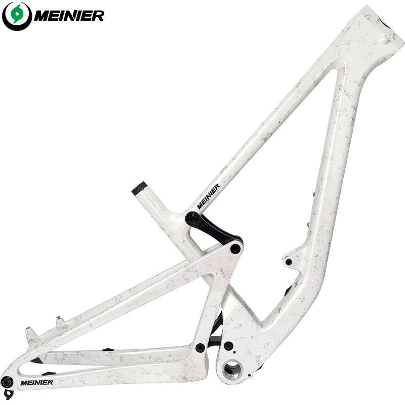Lightweight 29er full suspension frame mtb Customizable Colors Soft Tail MTB Frame Carbon Fiber Mountain Bike Frame Boost 148x12mm UDH