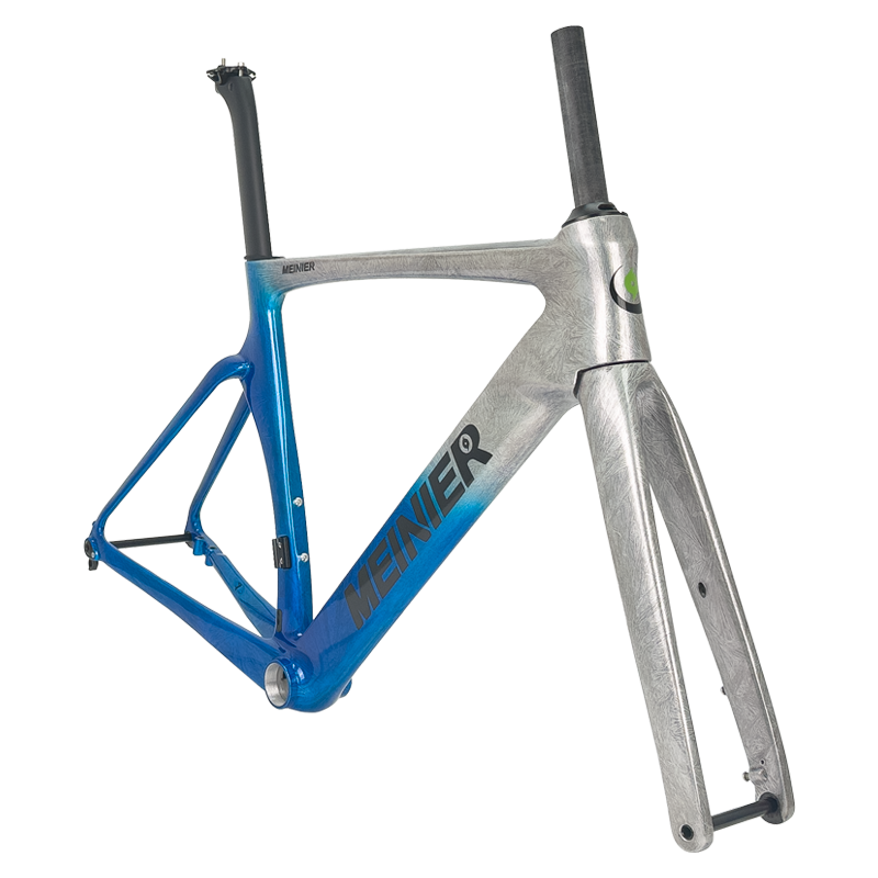 Carbon Road Bike Frame Internal Cable Routing T47 Max 32C Tire Lightweight Carbon Disc Road Bike Frame